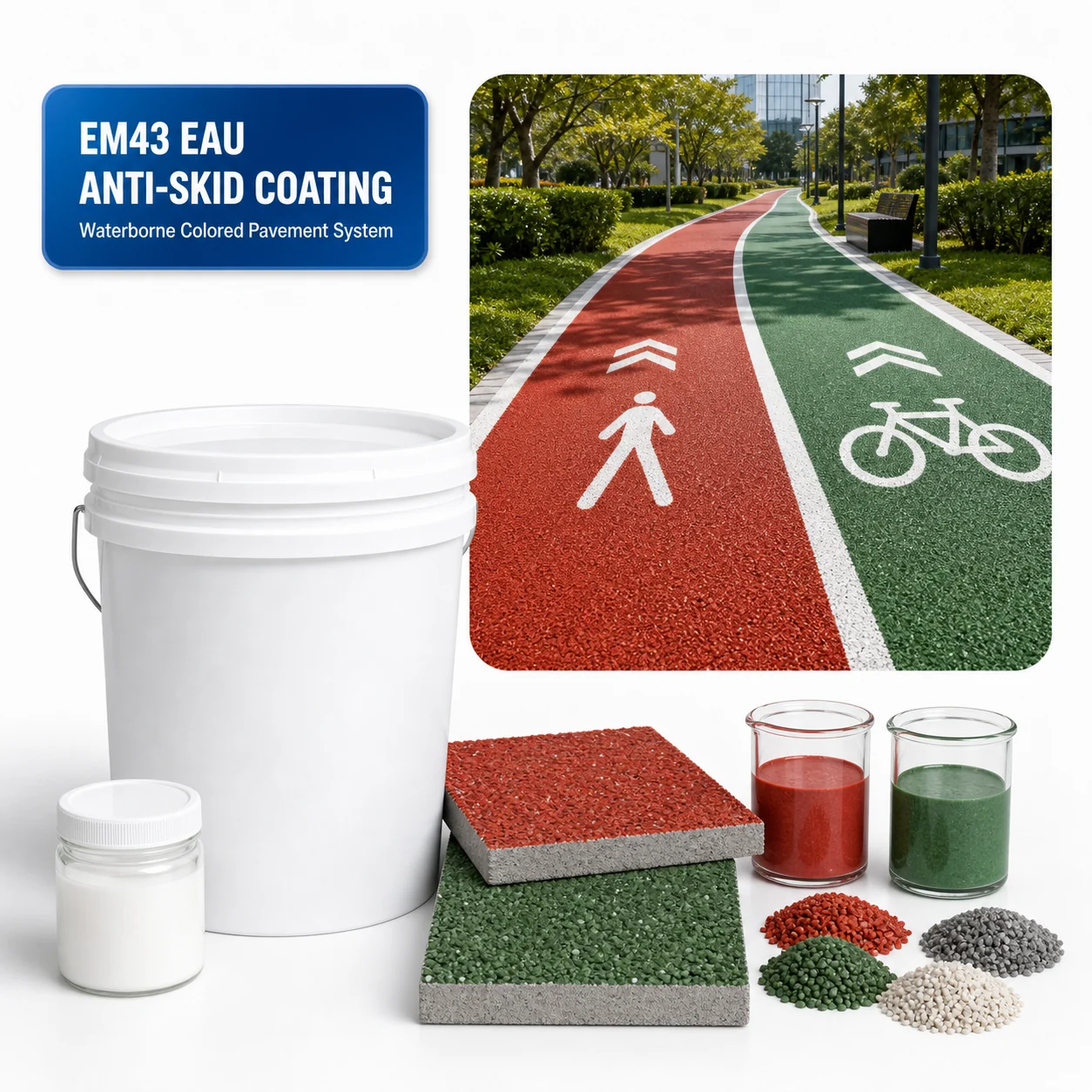 EM43 Waterborne EAU Anti-Skid Coating