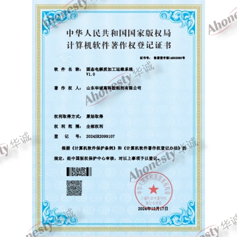 Registered software copyright, system 1