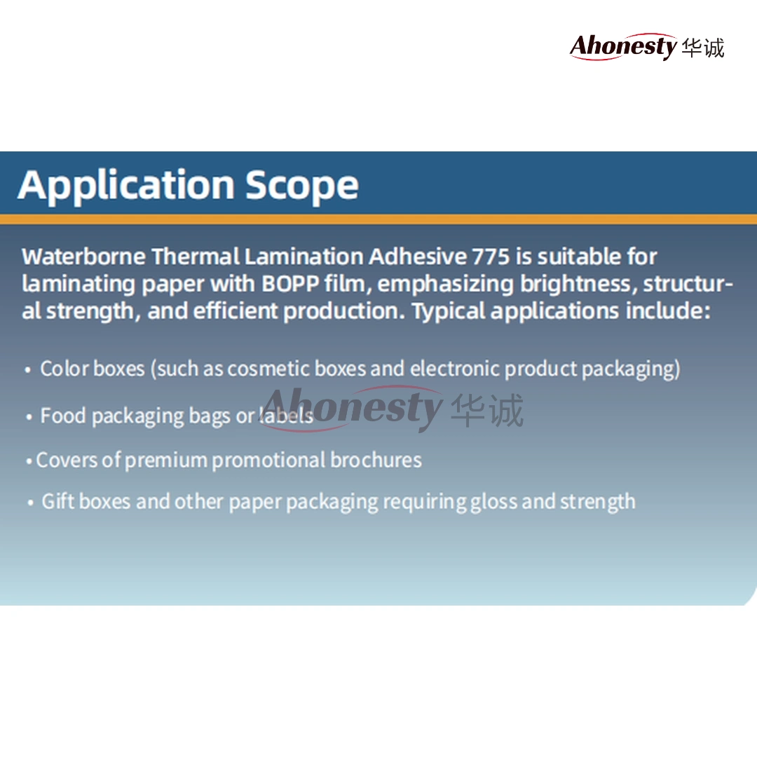 Waterborne Thermal Lamination Adhesive 775 - Image 4